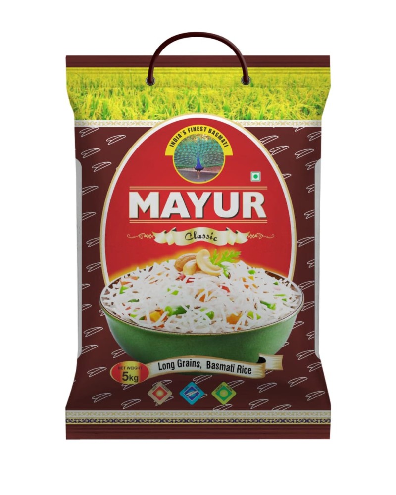 Mayur CLASSIC Basmati RiceLong Whole Grain RicePremium,Aromatic Rice